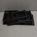 Desktop Shelf Organizer,Small Bookshelf for Office,Wood Desk Top Shelves, Office Organization and Storage (Black)