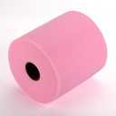 Tulle Fabric Roll, 6 by 200 Yards (600FT) Tulle Organza Fabric Spool for DIY Tutu Skirt Baby Shower Decor Wedding Backdrop Crafts Birthday Party Supplies (Pink)