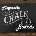 Loddie Doddie Magnetic Chalkboard Sign - 20 x 30 in Rustic Wood Frame - Easy-Erase Surface & Chalkboard Calendar for Wall - Magnet Board for Wall