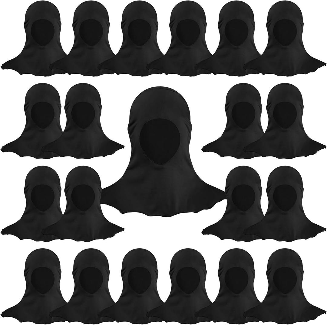 Hercicy Spray Socks Painters Mask Hair Sock Unisex Adult Head Covering Painting Soft Cotton Stretch Hood Mask for Paint (Black)