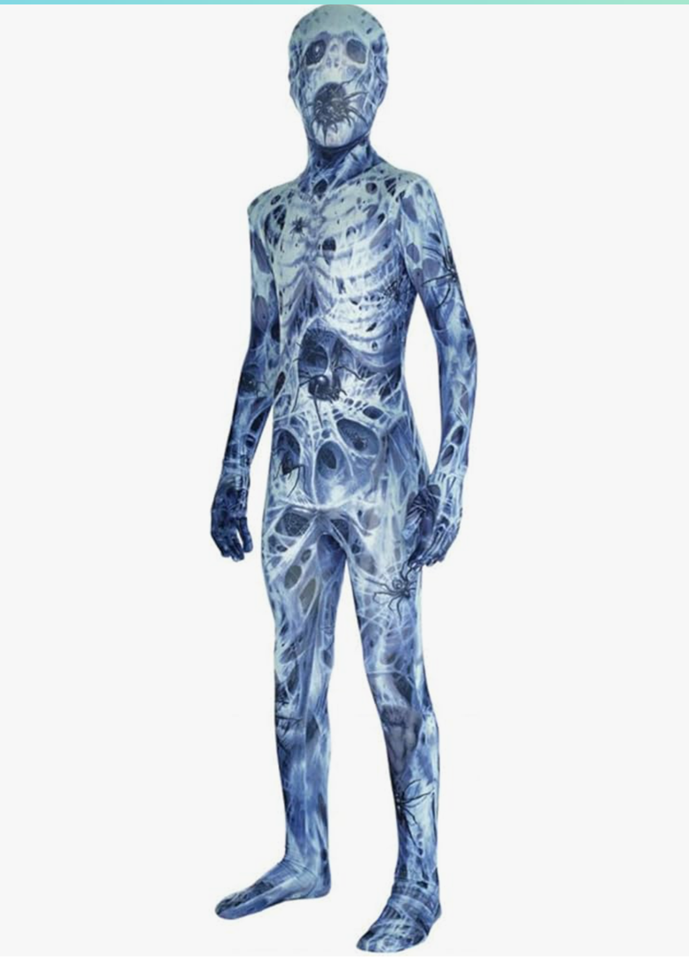 Morphsuits Spider Costume for Kids, Arachnomania Morph Suit L 