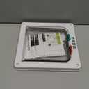 Thin Cat Door for Windows, Pet Doors and Sliding Door, Safety Pet Door with 4 Way Lock, Weatherproof Cat Flap for Thin Door and Wall (Medium, 7.7 x 7.5 x 0.78in)