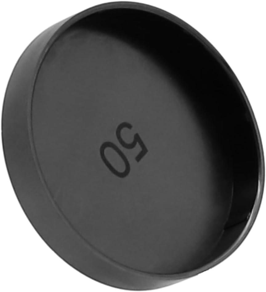 Microscope Lens Cap Diamete 43 46 47 48 50 52 54 55mm Depth 7mm Dust Proof Plastic Rear Cover for DSLR, Spotting Scopes, Telescopes, Binoculars (50mm)