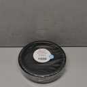 Amscan et Black Round Paper Plates - 8.5" (50 Pc) - Sturdy & Eco-Friendly Party Essentials - Perfect for Celebrations & Events