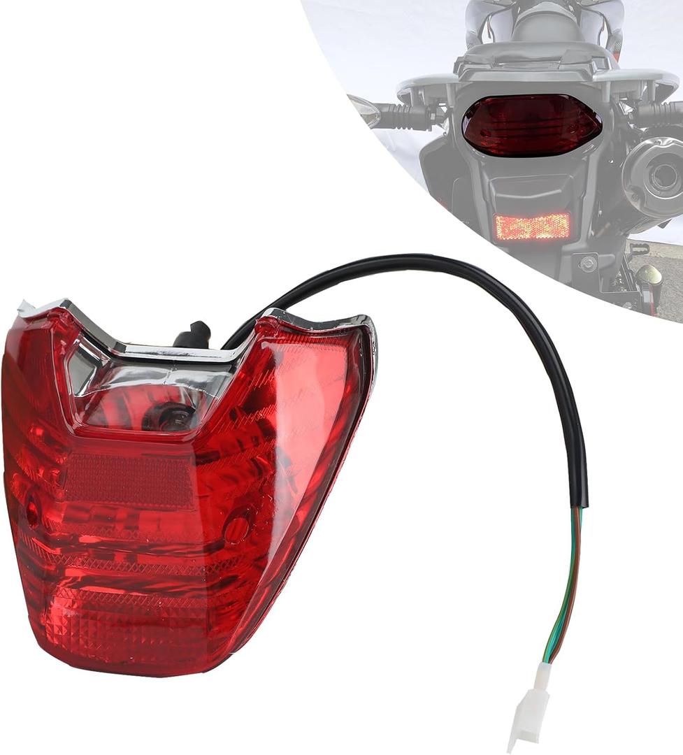 Motorcycle Tail LIght for Hawk 250,Brake Stop Running Tail Lamp for Hawk 250