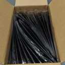 24PCS Small Clipboards, 6 x 9 inch A5 Mini Plastic Clipboards with Retaining Clips for Small Notepads Receipts Tickets, Portable Black Pocket Memo Size Boards for Classroom School Office