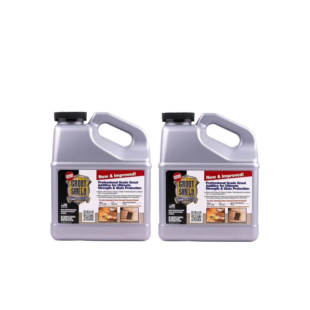 Miracle Sealants Grout Shield Professional Grout Additive, 70oz