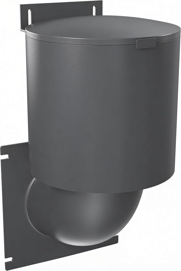 Dryer Vent Cover 4 inch (Gray) with UV RESISTANT - Outdoor Dryer Vent Cover Natural Energy Saving, Dryer Vent Seal for Home Exterior