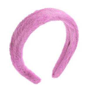 VOCOSTE Fluffy Headband, Rose Pink