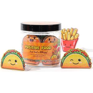 Women's 60 Positive Pickle Affirmation Cards Jar, Emotional Supports Pickle Jar, White Elephant Gifts for Women