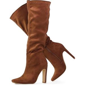 RF ROOM OF FASHION Women's Knee High Dress Boots (Regular Calf) 5