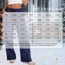 Women's Fleece Lined Sweatpants Winter Drawstring Warm Wide Leg Sweat Pants Baggy Casual Pants with Pockets (Gray, XXL)