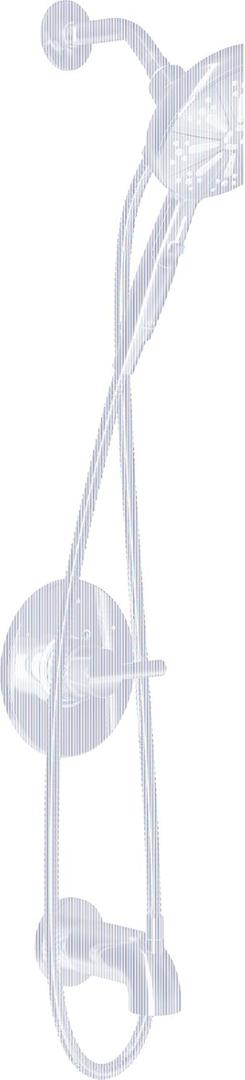 Delta Nicoli 14 Series Chrome Bathtub Shower Faucet Set with Handheld Shower Head, Valve Trim Kit, Chrome 144749-HS (Valve Included)