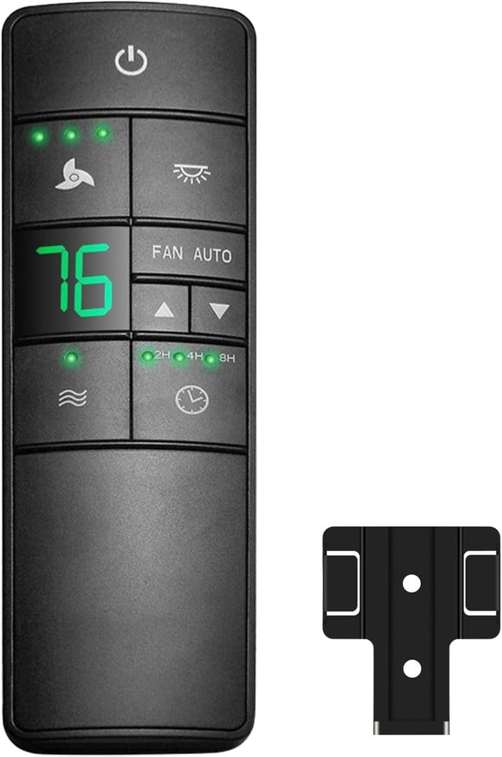 HD3 Ceiling Fan Remote Control Replacement for Hampton Bay Home Decorators Collection3-Speed Timer Light Dimmer Thermostatic Control, 2AAZPHD3/HD3 KUJCE10320/TR222A