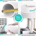 Air Conditioner Hose, AOPANDA Portable Air Conditioner Exhaust Hose, 5.9 Inches Diameter, with Anti-Clockwise Thread Length Up To 80 Inches for Haier, Lg, Delonghi and More