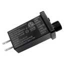 Transformer Class Two LED Power Supply, Waterproof IP44 Low Voltage Seasonal Use LED Driver US CA Plug for Christmas String Light (29V/9W)