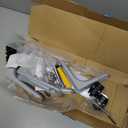 Alkanas 2 Packs Room Divider Screen Holder Movable Wheel Thickened Privacy Room Divider Partition for Hotel Home Office Bedrooms (Silver)