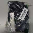 Kepblom Women's High Waisted Bikini Bottom - High Cut Cheeky Rave Bottoms for Beach, Swimming Pool,Rave Festivals (Black) S