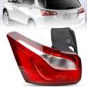 Misakomo Tail Lights Compatible with Chevy Equinox 2018 2019 2020 - Left Driver Side Rear Brake Lamp Replace 84769835 - Taillight Halogen Type NON-LED (w/Bulb)