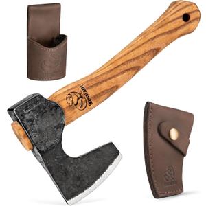 BeaverCraft Bushcraft Hatchet Wood Carving Axe AX6 - Forged Camping Axes & Hatchets - Wood Chopping Axe, Hand Gardening Axes for Splitting - Backpacking Hatchet BeaverCraft Bushcraft Hatchet Wood Carving Axe AX6 - Forged Camping Axes & Hatchets - Wood Chopping Axe, Hand Gardening Axes for Splitting - Backpacking Hatchet