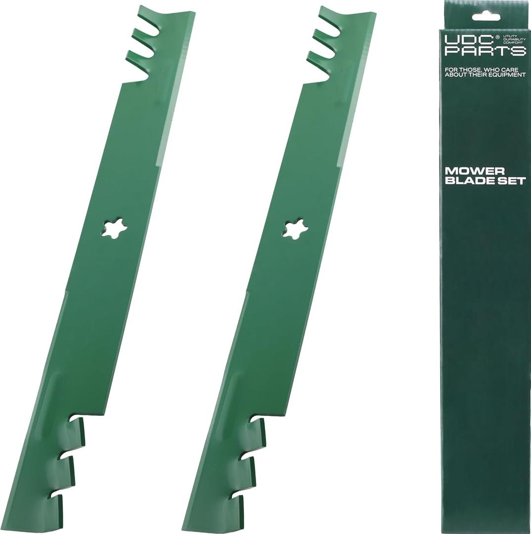 UDC Parts Mower Gator Mulching Blades for Husqvarna 46 Inch YTH22V46 Z246 RZ4623 YTA22V46 532403107 403107 CMXGZAM110146 Craftsman AYP Poulan Pro Ariens 917532403107/2 Pack
