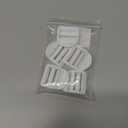 BokWin 5 Pcs Plastic Ladder Lock Buckle 1 inch Slide Buckle Adjustable Buckle Replacement for Backpack Straps Luggage(White)