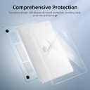 Seorsok Compatible with MacBook Air 13 Inch Case 2022 2021 2020 2019 2018 Release A1932 A2179 M1 A2337 Touch ID,[100% Ultra Clear] Protective Hard Shell Case with Keyboard Cover,Crystal Clear