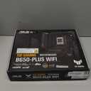 ASUS TUF Gaming B650-PLUS WiFi AMD B650 AM5 Ryzen Desktop 9000 8000 and 7000 ATX Motherboard, 14 Power Stages, PCIe 5.0 M.2, DDR5 Memory, WiFi 6 and 2.5 Gb Ethernet, USB4 Support Aura Sync