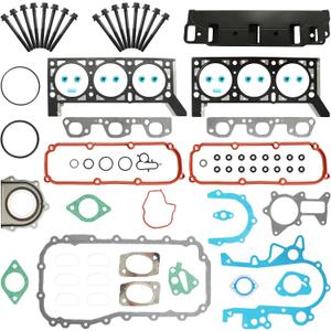 3.8 Full Head Gasket Set w/Cylinder Head Bolts Fit for Jeep Wrangler 3.8L 2007-2011 V6 OHV 12V VIN 1 HS26326PT MS92808 ES72163