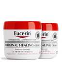 Eucerin Original Healing Cream, Unscented Body Cream for Extremely Dry, Sensitive and Compromised Skin, Emollient Enriched Body Moisturizer, 16 Oz Jar, Pack of 2