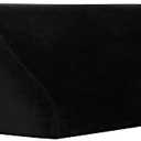 Everlasting Comfort Foam Foot Rest for Under Desk at Work with Washable Cover, Comfortable Stool for Home and Office, 5.1 x 10.2 x 17.3 in, Black