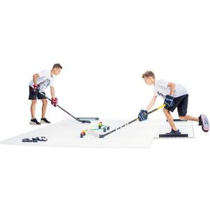 Hockey Revolution My Puzzle Durable Flooring Tiles - Slick Interlocking Training Surface for Stickhandling, Shooting, Passing - Build Your Own Platform (8 Tiles (9.39 sqft)