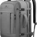 60L Travel Laptop Backpack for Men, Extra Large Backpack, Big Capacity Carry On Backpack, 18-19 Inch Laptop Backpack Water Resistant Luggage Computer Daypack College Bag, Grey (XXXL(22''x14''x11''))