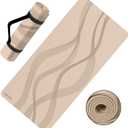 Yoga Mat High Density Exercise Mat, 76"x32"x0.27"Thick Wide & Large Yoga Mat for Women Men, Professional POE Workout Mat for Yoga, Pilates, Fitness & Stretching