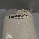 Bedsure Tufted Boho Comforter Set Queen Size - Beige Boho Bed Set, GentleSoft 3 Pieces Farmhouse Shabby Chic Embroidery Bedding, Gifts for Woman, Soft Jacquard Queen Comforter for All Seasons (01 - Beige - Elegant)