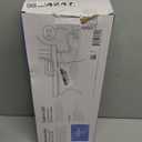 CLEAR REAR Bidet Attachment for Toilet Seat - Non-Electric with Self Cleaning Nozzles, Leak Proof Connectors, Adjustable Water Spray, Rear & Feminine Wash - Hygienic Bathroom Upgrades (Black)