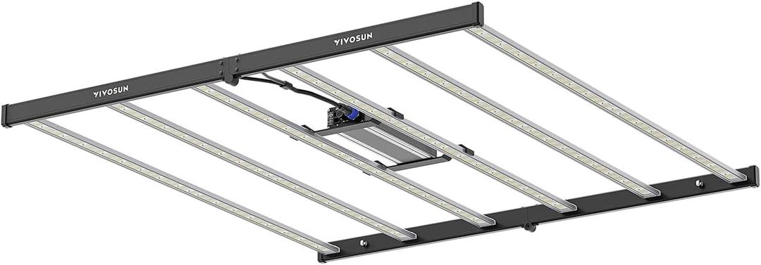 VIVOSUN VSFL6450 Bar LED Grow Light, 645W 6 Bars Plant Grow Light, Foldable & Dimmable, Full Spectrum with UR/FR Light for Indoor Plants