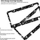 3 x Moon and Star License Plate Frames 2 Pack Aluminum License Plate Holder 2 Hole with Screws (19)