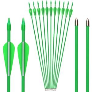 GPP 28-inches Fiberglass Archery Target Arrows - Practice Arrow or Youth Arrow for Recurve Bow
