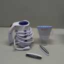 HiLIFE Steamer for Clothes, Portable Handheld Clothing Steamer, 240ml Big Capacity, 700W, Strong Power, Fabric Quick Wrinkle Remover with Brush for Home, Office, Travel (ONLY 120V) -Blue