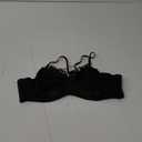 Avidlove Women's Sexy Lace Bra Sheer Balconette Underwire Unlined Everyday Bras Lingerie (Large, Black)