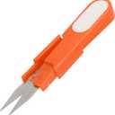 Dilwe Sewing Scissors Snip Thread Cutter, Safety Trimmer Crossstitch Clipper Snip Thread Cutter U Shape Sewing Scissors Accessory(orange)