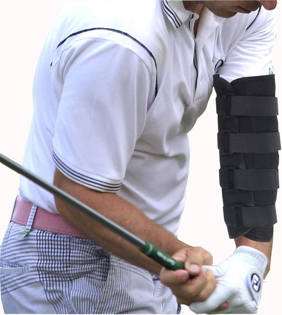 WIGERLON Straight Arm Golf Swing Trainer,Golf Swing Training Elbow Brace for Amend Chicken Wings and Correction Brace of Golf Swing