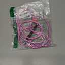 Kids Cowboy Lasso Rope Toy - Adjustable Pre-Tied Roping Rope, 84in Ranch Toy with Handle for Outdoor Pretend Play (Pink and White)
