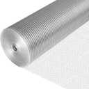 19 Gauge Hardware Cloth, 1/2 inch 48inch100ft Chicken Wire Fence, Hot-dip Galvanized Welded Cage Wire Mesh Roll Supports Poultry Netting Cage Fence (Silver)