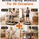 Vibration Plate Exercise Machine, Full Body Workout Vibrating Plate for Lymphatic Drainage Weight Loss, 460 Lbs Capacity Shake Platform with 300 speeds for Women Men