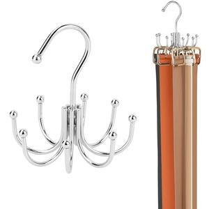ZEDODIER Belt Hanger, 2 Pack Belt Rack Closet Accessories Organizer, Maximum 24 Storage Capacity, Hanging Holder Storage Hook for Belt, Bra, Tank Top, Tie, Scarf, Purse