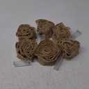 6 Rolls Burlap Garland 9 Ft Christmas Decorations Bulletin Board Border DIY Ruffled Trims for Boho Rustic Christmas Decor Classroom Farmhouse Brown