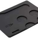 IKAPE Coffee Accessory Tool, Silicone Mat with Portafilter Holder, Espresso Tamping Station Mat, Distributor Food Safe & Non-Slip 11.61''x8.54'' (GJ-MAT)