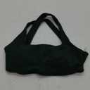 Aoxjox Women's Workout Sports Bras Square Neck Emma Cross Back Fitness Training Gym Bra Yoga Crop Tank (Forest Green, Medium)